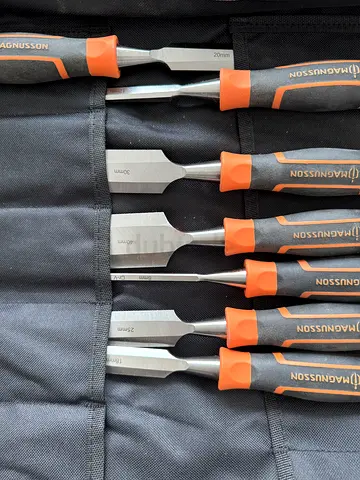 Wood Chisels Set with Tools bag
