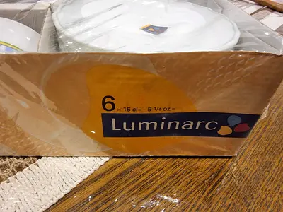Luminarc 6-Piece Dinner Plate Set (New in Box)