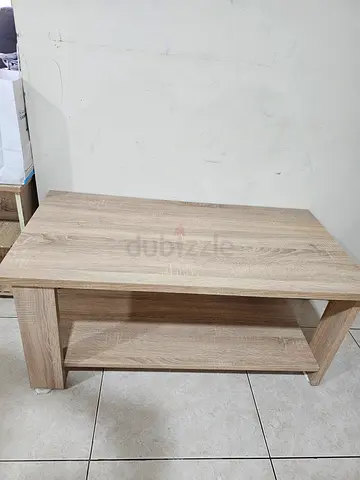 Simple light oak coffee table