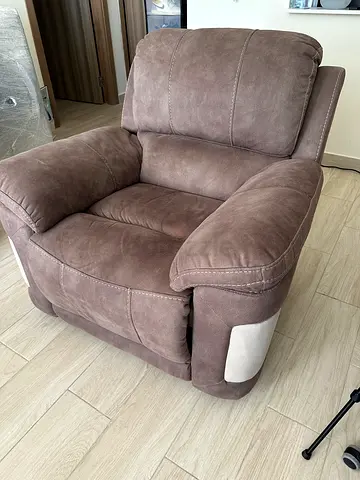 Home Center Dawson Fabric Rocking Recliner