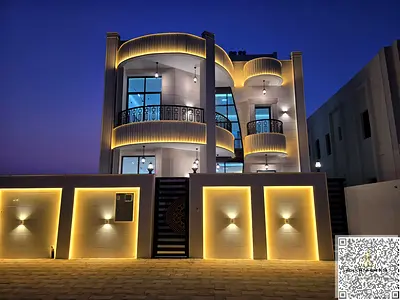 🏡 فيلا فاخرة 5 غرف + روف للبيع | تكييف مركزي | شامل الرسوم | الحليو 2 عجمان