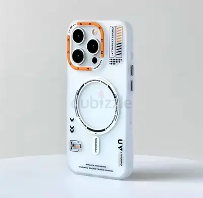 Matte Magnetic Phone Case for iPhone 16 Pro max (MagSafe Compatible) - white