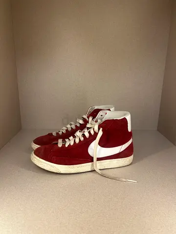 Red Nike Blazers