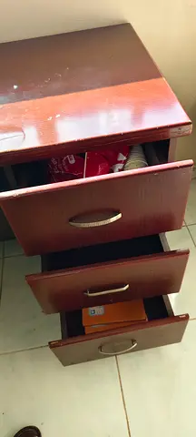 Wooden 3-Drawer very strong study table - Good Solid Condition