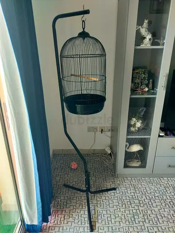 Metal Bird Cage with Stand — Very Good Condition, used for few months only