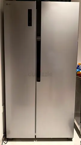 LG Side By Side Door Refrigerator GRFB587PQAM Silver 509L