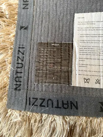 Natuzzi dina rug, stepevi eva rug, natuzzi guest rug for sale rarely used