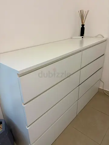 White 4 Drawer Chest / Dresser x 2 in Excellent Condition