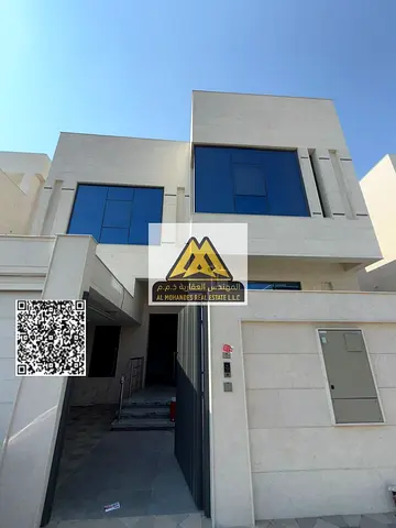 Commercial villa for rent in Al Yasmeen area, Ajman, in a prime location on a main street. Suitable for commercial activities or upscale residential u