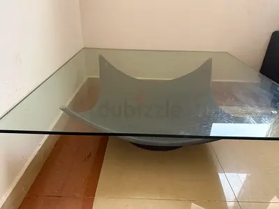 Glass table AED150