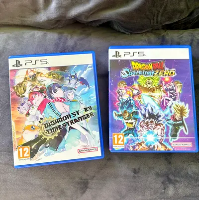 PS5 Games - Digimon Story: Cyber Sleuth  Dragon Ball: Sparking Zero (Like New)