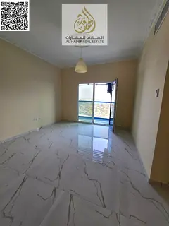 1 Bedroom Apartment + 2 Bathrooms + Balcony + Open Sharjah View + Parking 🚘 | Al Nuaimiya 3 | 4 P