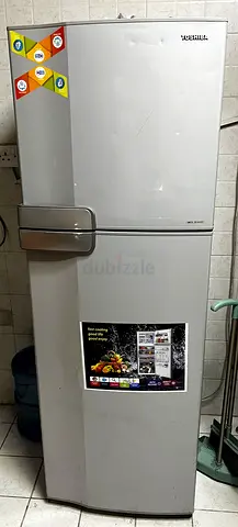 Used Vestel Top-Freezer Refrigerator - 2-Door, Silver Check discription