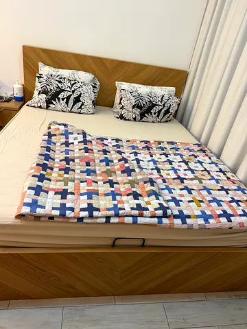 Super King -size bed plus mattress + bedside draw