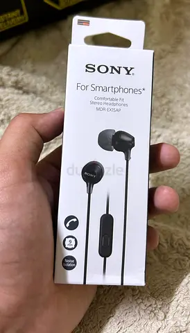 Sony MDR-EX15AP In-Ear Headphones with Mic (Black) - New/Unused
