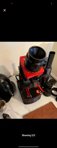 KafaTek Monolith espresso grinder, likely the Monolith Flat MAX