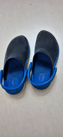 Crocs, Childrens navy-blue slip-on clogs - light use, comfortable