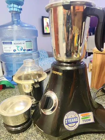 Pre-owned Geepas 750W Mixer Grinder with 3 Jars - Good Working Condition