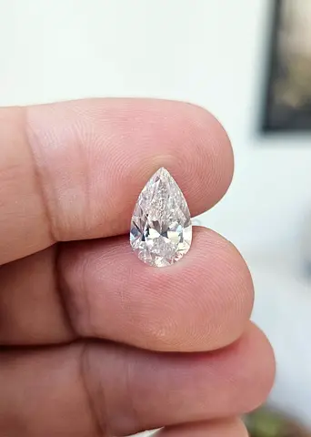 5CTS Pear Shape Natural Diamond IGI