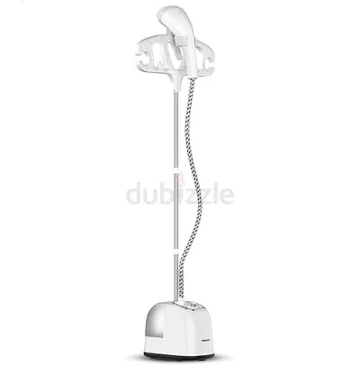 Standing Garment Steamer - Compact Full-Length Clothes Steamer (White)