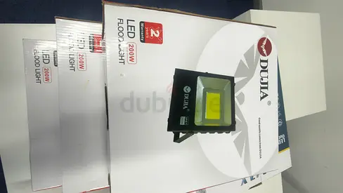 Duja 200W LED Flood Light - New in Box (Packable)