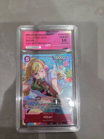 Graded Anime Trading Card — Hibari (Mint 10) in Protective Slab