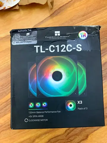 NEW THERMALRIGHT 120mm CASE FANS 3x