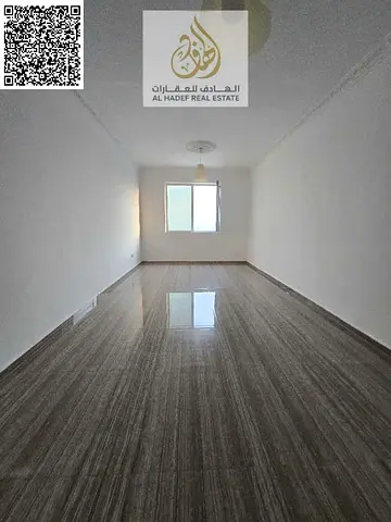 غرفتين وصالة + 2 حمام + بلكونة + إطلالة مفتوحة على الشارقة + باركن 🚘 | النعيمية 3 | 4 دفعات | 45,000 فقط