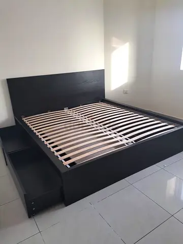 IKEA BLACK MALM KING SIZE BED FRAME FOR SALE
