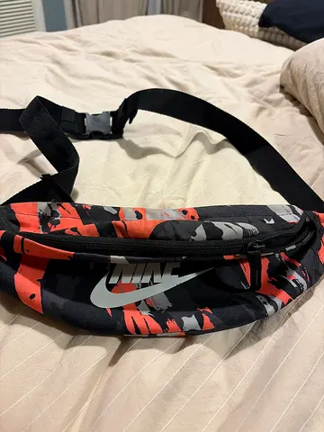 Nike camo waist bag / $%!# pack - good condition