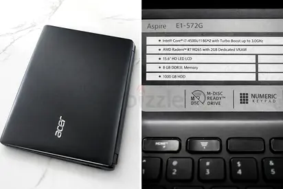 Used Acer laptop E1-572g core i7 working condition