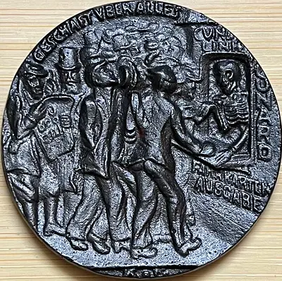 WWI German Commemorative 1915 (Lusitania Medal) - With Original Box