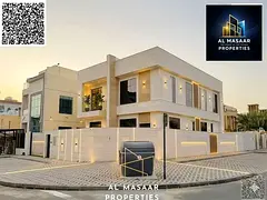 Corner villa on two streets, two floors and a roof, 6 master bedrooms, on Ammar Main Street, freehol