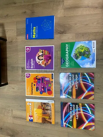 Cambridge Lower Secondary Stage 9 Textbooks Bundle – Maths, English, Computing, ETC for sale