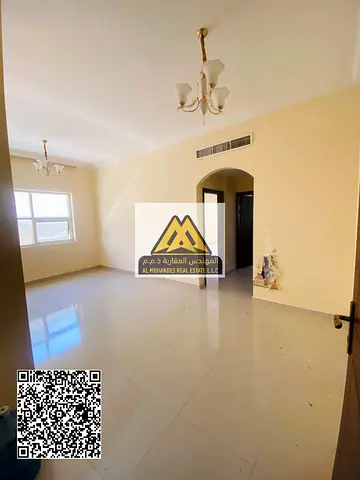 شقة غرفة وصالة للإيجار السنوي في النخيل 1 – صف ثاني من الكورنيش – موقع مميز – عجمان