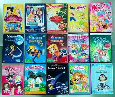 15 Kids Cartoon DVD’s