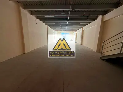 Large Commercial Shop with Mezzanine for Annual Rent – Al Jurf Industrial, Ajman | Total Area 3,822 sq.ft | Strategic Location |