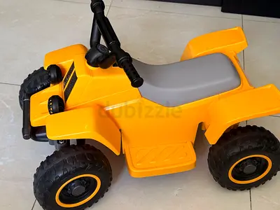 Kids Ride-On Quad Bike Toy (Yellow) - Good Condition