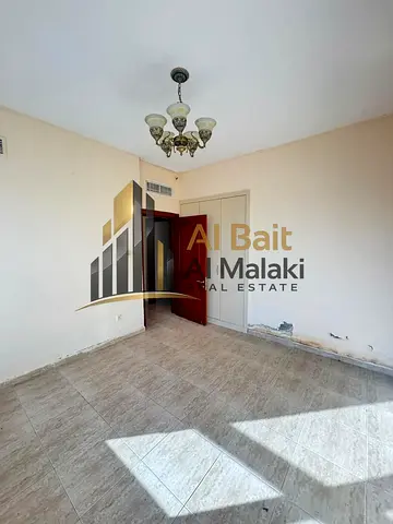 Apartment for annual rent in Al Taawun area, featuring 3 bedrooms and 4 bathrooms with central AC included. Annual rent is AED 72,000 with free parking available in a prime and convenient location.