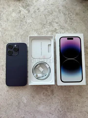 iPhone 14 Pro 256GB Deep Purple - Great Condition with Box  charger