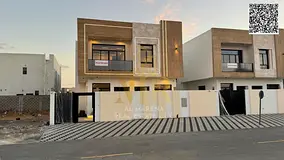 Two-story villa with all-inclusive price (electricity, water, and air conditioning) in one of Ajman&