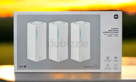 Xiaomi Mi Mesh Home Wi‑Fi 6 Router System (3-pack, Upto 4500 sq.ft)