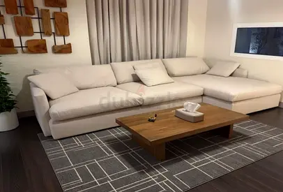 Cratebarrel lounge deep L shape sofa