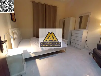 غرفة وصالة عدد 2 حمام تكييف مركزي بدون بلكونة مفروشة بالكامل