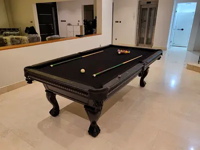 Luxury 8feet billiard pool table heavy duty marble slate base