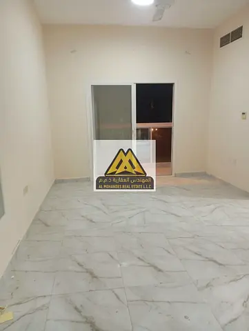 For annual rent: A one-bedroom apartment in Al Jurf 3, Ajman. Located in a prime location near Sheikh Mohammed Bin Zayed Road, offering easy access an