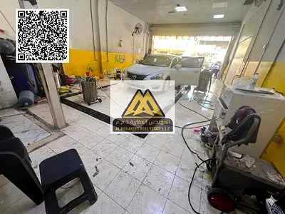 مغسلة جاهزة للإيجار بالرميلة | مساحة كبيرة جدًا | طابق ميزانين بمساحة واسعة |  مناسبة لجميع أنشطة الغسيل | موقع مميز بكثافة سكانية عالية