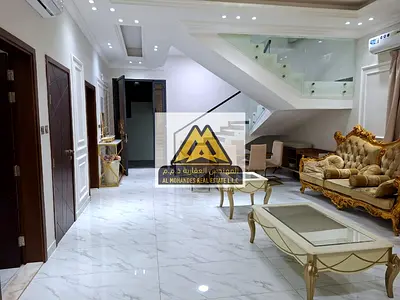 فيلا فاخرة بتصميم مودرن وروبي على شارع رئيسي في منطقة الياسمين، مفروشة بالكامل وجاهزة للسكن الفوري.