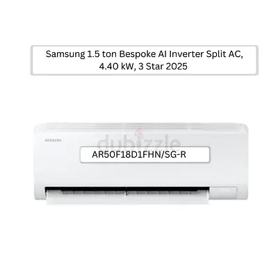 Samsung 1.5 Ton Inverter Split AC | Free Delivery + Warranty | AR50F18D1FHN/SG-R