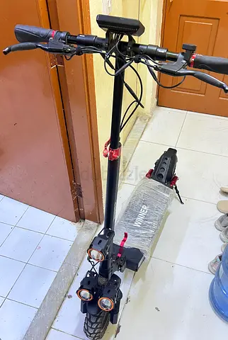 Used Electric Scooter - Heavy Duty Off-Road Style, Dual Front Lights